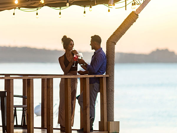 Couple Having A Drink.